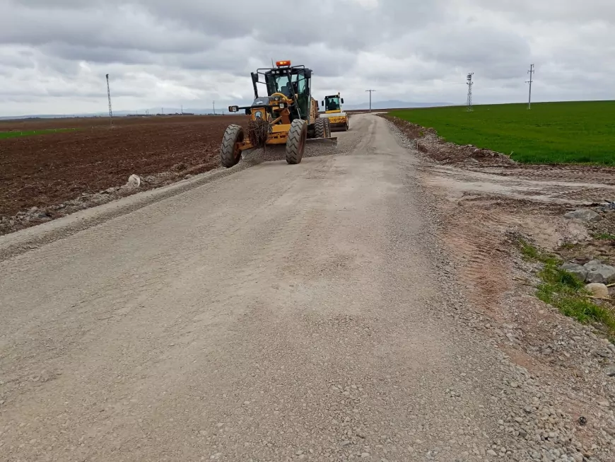 Eskişehir Büyükşehir Belediyesi Kırsalda Yol Çalışmalarını Hızlandırdı