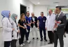 Hemşireler Günü’nde sağlık emekçilerine anlamlı ziyaret