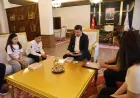 Rasim Arı, Kitap Kurdu Eymen Açık’ı Belediyede Ağırladı