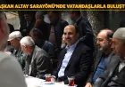 Konya Büyükşehir Belediye Başkanı Uğur İbrahim Altay Sarayönü’nde Vatandaşlarla Bir Araya Geldi