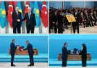 Cumhurbaşkanı Recep Tayyip Erdoğan ve Kasım Cömert Tokayev huzurunda eğitim alanında iki önemli anlaşma imzalandı