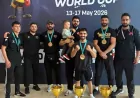 Van Büyükşehir Belediyesporlu sporcular Antalya’daki Dünya Kupası’ndan 3 altın madalya ile döndü