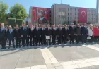 19 Mayıs Atatürk’ü Anma Gençlik ve Spor Bayramı Kapsamında Çelenk Sunma Töreni Düzenlendi