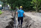 Sakarya Büyükşehir Belediyesi SASKİ Geyve’de selden zarar gören içme suyu hatlarını bayram mesaisinde yeniledi