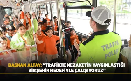 Başkan Altay: “Trafikte Nezaketin Yaygınlaştığı Bir Şehir Hedefiyle Çalışıyoruz”