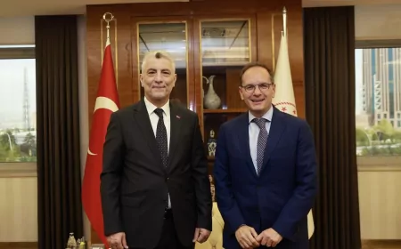 İtalya’nın Ankara Büyükelçisi Giuseppe Manzo ile Ticari ve Ekonomik İlişkiler Ele Alındı
