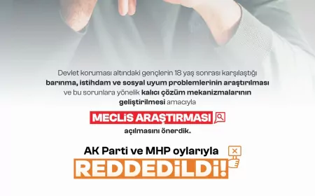 Devlet Korumasındaki Gençler İçin Araştırma Önerisi Reddedildi