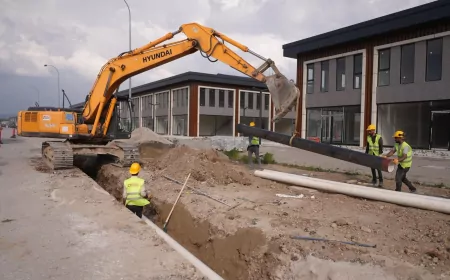 Düzce’de İçme Suyu Şebekesi Yenileme Çalışmaları Sürüyor