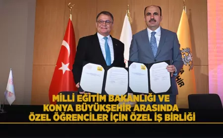 MEB ve Konya Büyükşehir’den Özel Eğitim Öğrencileri İçin İş Birliği