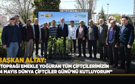 Başkan Altay’dan 14 Mayıs Dünya Çiftçiler Günü Mesajı