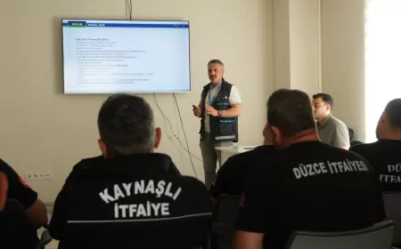 DERGAZ’dan itfaiye personeline doğalgaz vakalarına müdahale eğitimi