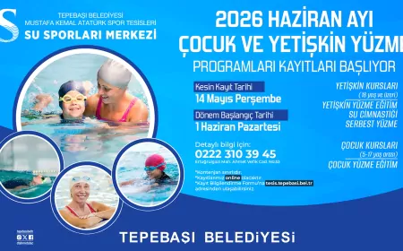 Tepebaşı’nda Yüzme Kursu Kayıtları 14 Mayıs’ta Başlıyor