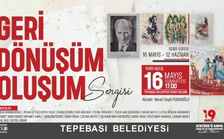 Tepebaşı’nda “Geri Dönüşüm Oluşum” Sergisi Üçüncü Kez Sanatseverlerle Buluşuyor