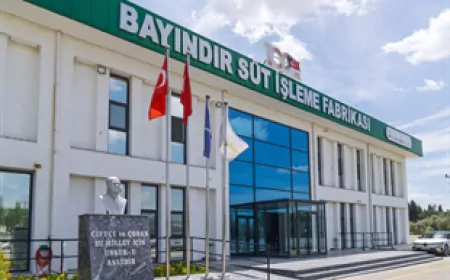Bayındır Süt İşleme Tesisi’nde günlük 45 tona varan üretim