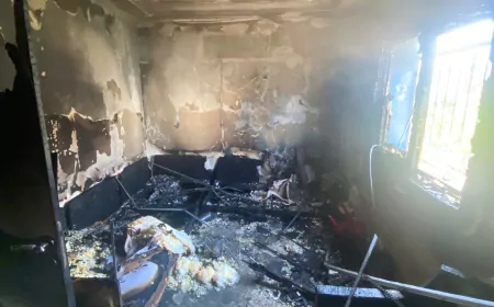 Muğla Bodrum’da 3 Katlı Evde Yangın Çıktı, Çatıdaki 2 Kişi Merdivenle Kurtarıldı