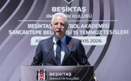 Gençlik ve Spor Bakanı Osman Aşkın Bak: “Beşiktaş Futbol Akademisi Türk Sporunun Geleceğine Katkı Sunacak”