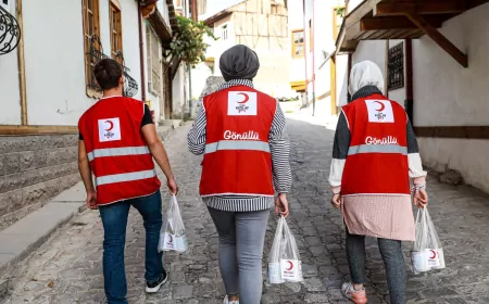 Türk Kızılay Gönüllüleri Kurban Bayramı Öncesi İhtiyaç Sahipleri İçin Sahaya Çıktı