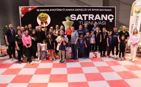 Şanlıurfa’da Gençlik Haftası Satranç Turnuvası Tamamlandı, 180 Sporcu Ödüllerine Kavuştu