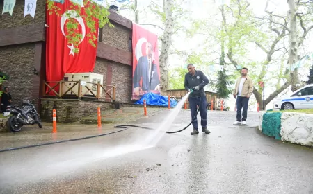 Giresun Kalesi ve Özgürlük Yolu’nda Yaz Sezonu Öncesi Temizlik ve Bakım Seferberliği