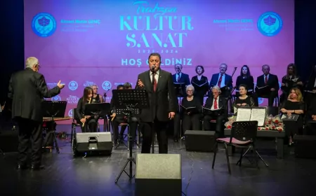 Trabzon Büyükşehir Belediyesi Türk Sanat Müziği Korosu’ndan Sanatseverlere Unutulmaz Türk Halk Müziği Konseri