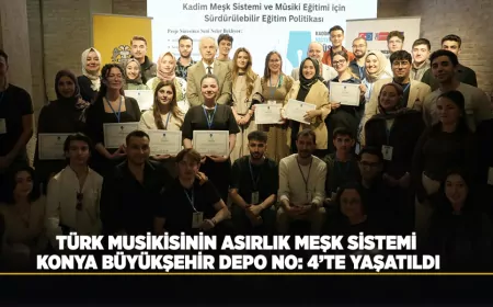 Konya’da “Kadim Meşk Sistemi” Projesiyle Türk Musikisi Eğitimi İçin Uygulamalı Atölyeler Düzenlendi