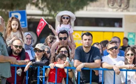 İzmir’de 19 Mayıs Coşkusu Cumhuriyet Meydanı’nı Türk Bayrakları ve Gençlik Gösterileriyle Doldurdu