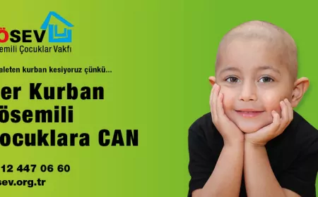 LÖSEV’den Kurban Bayramı Öncesi Destek Çağrısı: “Her Kurban Lösemili Çocuklara Can”