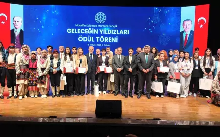 Milli Eğitim Bakanlığı’nın “Geleceğin Yıldızları” Yarışmalarında Dereceye Giren Öğrenciler Ankara’da Ödüllendirildi