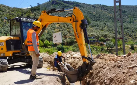 Muğla Büyükşehir Belediyesi Milas’ta 2016’dan Bu Yana Süren Taşıma Su Sorununu Kalıcı Hatla Çözüyor
