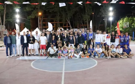 Hatay’da düzenlenen 3x3 Streetball Turnuvası’nda 75 takım şampiyonluk için mücadele etti