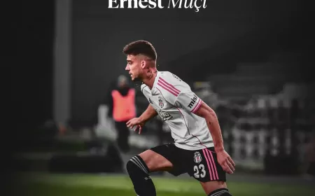 Beşiktaş, Ernest Muçi’nin Trabzonspor’a kesin transfer olduğunu açıkladı