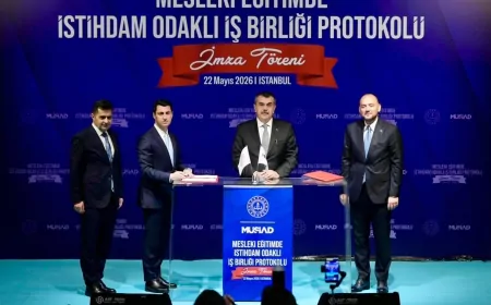 Millî Eğitim Bakanı Yusuf Tekin: “Mesleki ve teknik eğitimi geliştirecek adımları atmaya devam ediyoruz”