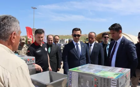 Mardin Büyükşehir Belediyesi 10 İlçede Üzüm Üreticilerine Ekipman ve Telli Terbiye Sistemi Desteği Sağladı