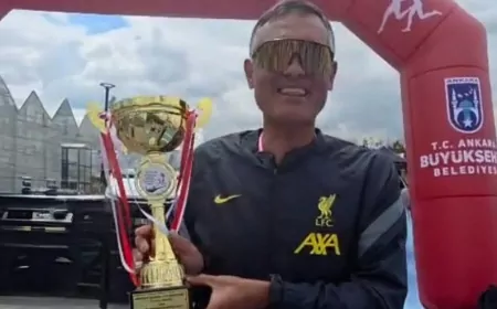 Eskişehirli Master Atlet Cenk Algın Ankara Yarı Maratonu’nda Kategori Şampiyonluğuna Ulaştı