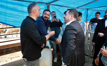 Nevşehir Belediye Başkanı Rasim Arı Kurban Bayramı Öncesi Hayvan Pazarında Esnaf ve Vatandaşlarla Buluştu