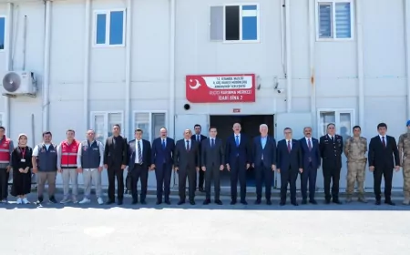 İstanbul Valisi Davut Gül ve Bakan Yardımcısı Dr. Mehmet Cangir’den Arnavutköy Geri Gönderme Merkezi’ne bayram ziyareti