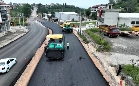 Kocaeli Büyükşehir Belediyesi Başiskele’de Hoca Ahmet Yesevi Caddesi’ni 2x2 Bölünmüş Yol Olarak Yeniliyor
