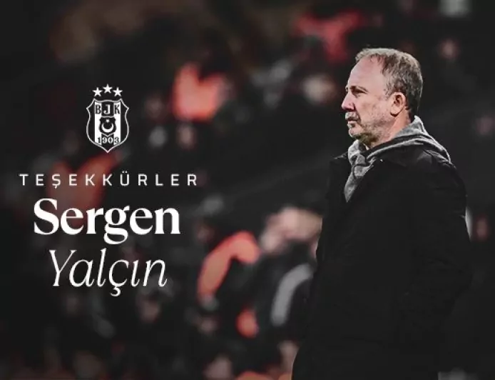 Beşiktaş, Teknik Direktör Sergen Yalçın ile yolların ayrıldığını KAP’a bildirdi