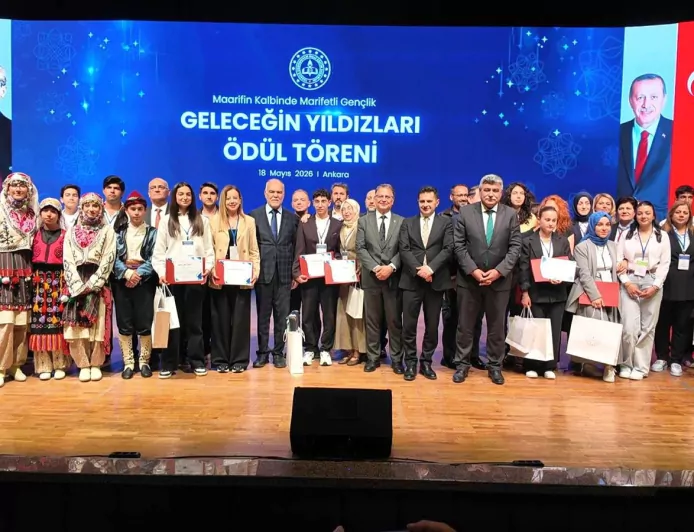 Milli Eğitim Bakanlığı’nın “Geleceğin Yıldızları” Yarışmalarında Dereceye Giren Öğrenciler Ankara’da Ödüllendirildi