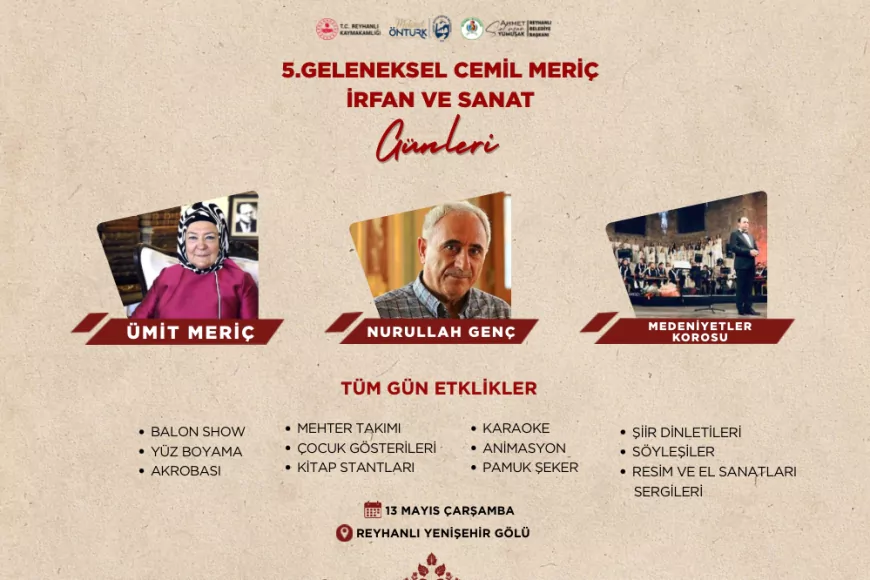 5. Geleneksel Cemil Meriç İrfan ve Sanat Günleri Başlıyor