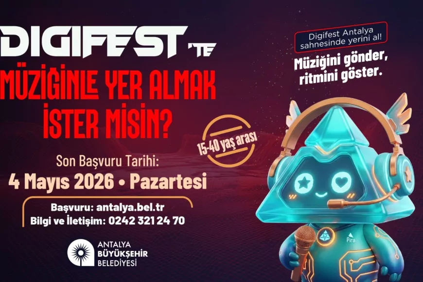 Dijital dünyanın kalbi DIGIFEST Antalya 2026’da atacak