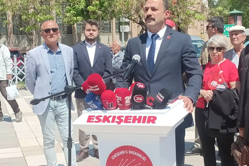 CHP Eskişehir İl Başkanı Av. Talat Yalaz: “19 Mayıs saraya değil millete güvenenlerin tarihidir”