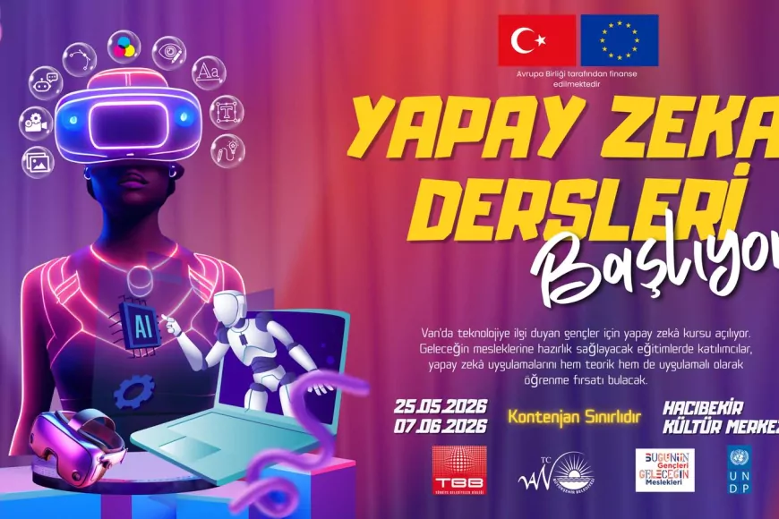 Van Büyükşehir Belediyesi DİGEM’de gençlere yönelik yapay zeka uzmanlığı eğitim programı başlatıyor