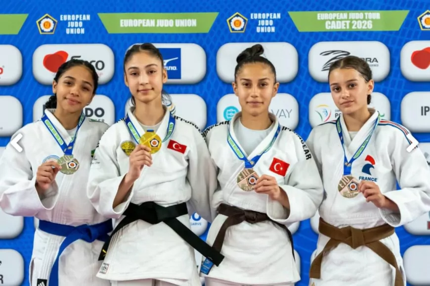 Konya Büyükşehir Belediyesporlu Havva Sena Tokmak, Portekiz’de Avrupa Kupası Şampiyonu Oldu