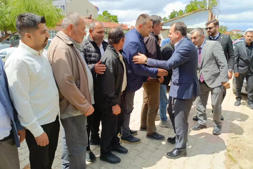 MHP Eskişehir İl Başkanı Ayhan Sezer Alpu Teşkilatıyla Yeni Hizmet Binasında Bayramlaştı
