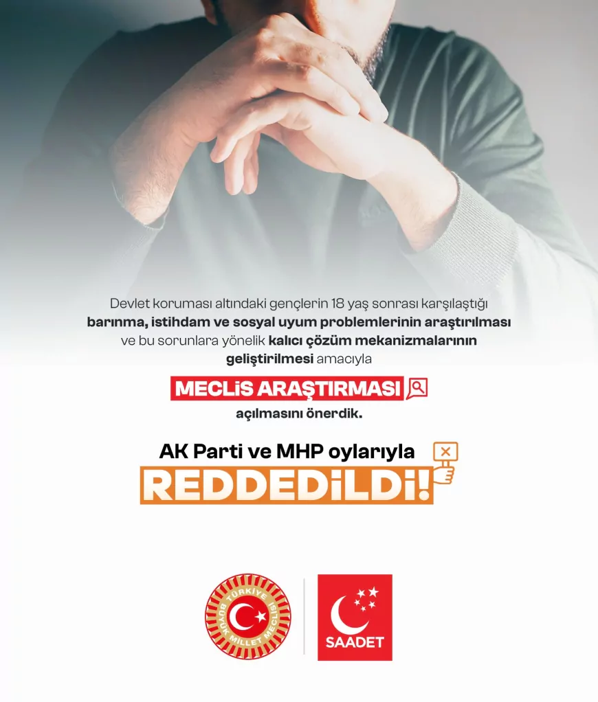 Devlet Korumasındaki Gençler İçin Araştırma Önerisi Reddedildi