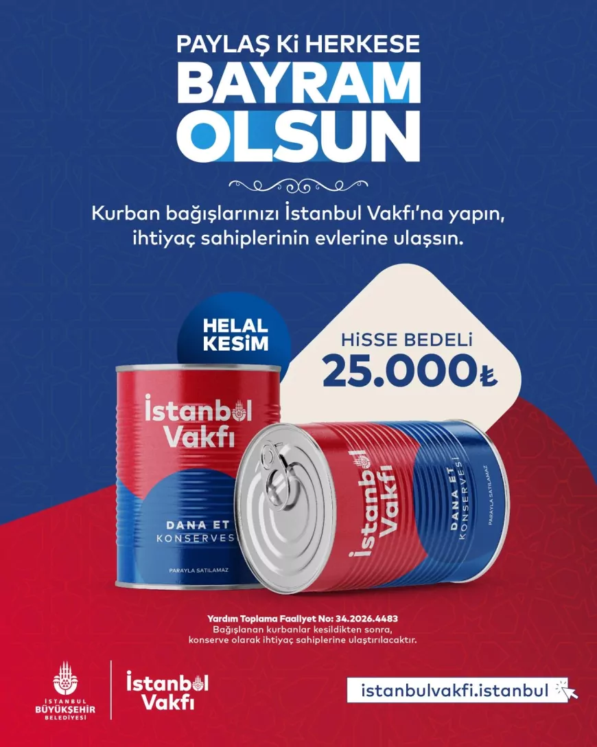 İstanbul Vakfı’nın Kurban Bağışı Kampanyası Başladı