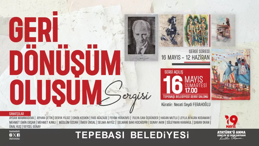 Tepebaşı’nda “Geri Dönüşüm Oluşum” Sergisi Üçüncü Kez Sanatseverlerle Buluşuyor