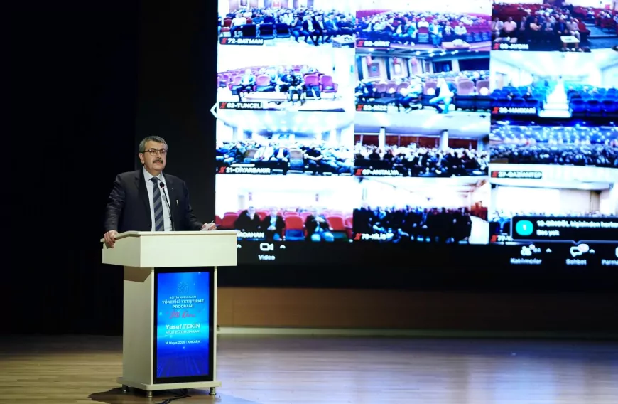 Millî Eğitim Bakanı Yusuf Tekin: “Maarif İrfanımızdan Beslenen Yönetim Ahlakını Hep Birlikte Büyüteceğiz”