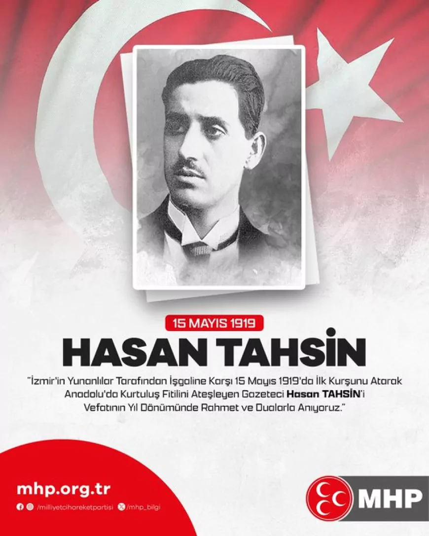 İzmir’in İşgaline Karşı İlk Kurşunu Sıkan Gazeteci Hasan Tahsin Vefatının Yıl Dönümünde Anıldı